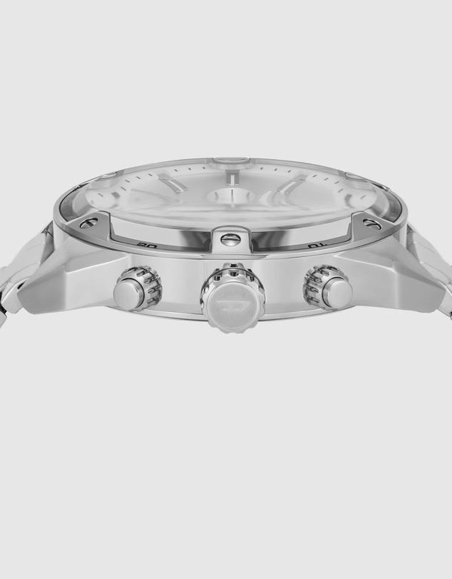 Diesel - Spiked Silver Tone Chronograph Watch