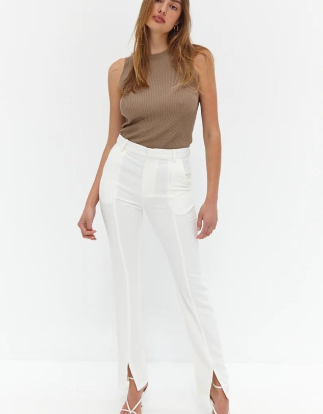 Style Addict - Front Split Trouser Pants
