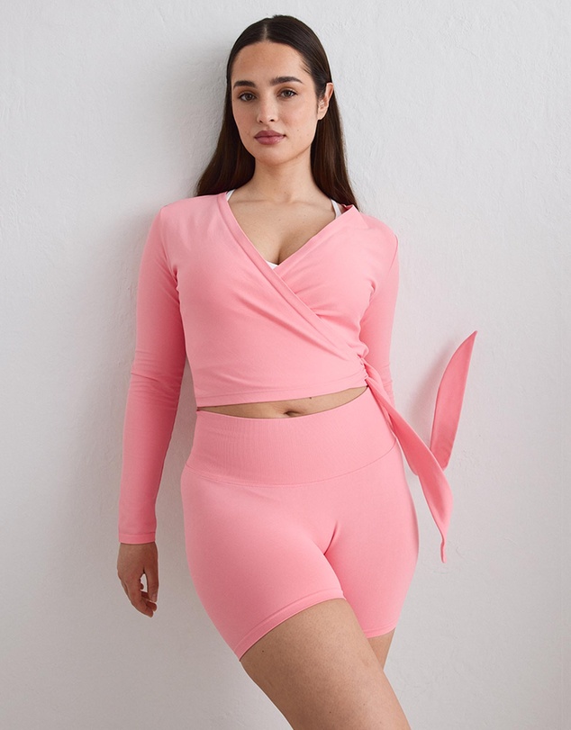 Aim'n - Shape Seamless Wrap Long Sleeve Top