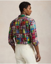 Polo Ralph Lauren - Classic Fit Patchwork Madras Camp Shirt