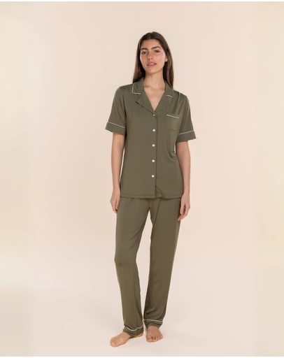 Gingerlilly - Jenna Bamboo Long PJ Set