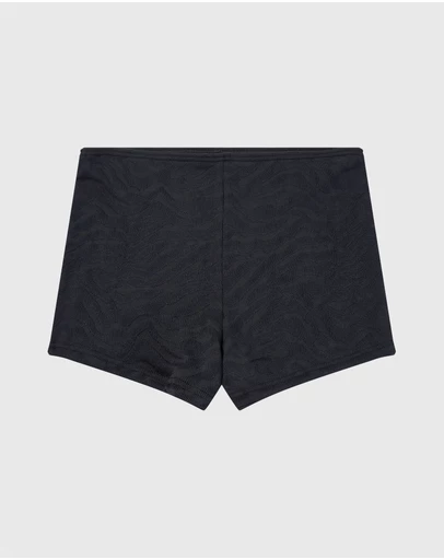 Aqua Blu Kids - Stepping Stones Black Swim Shorts