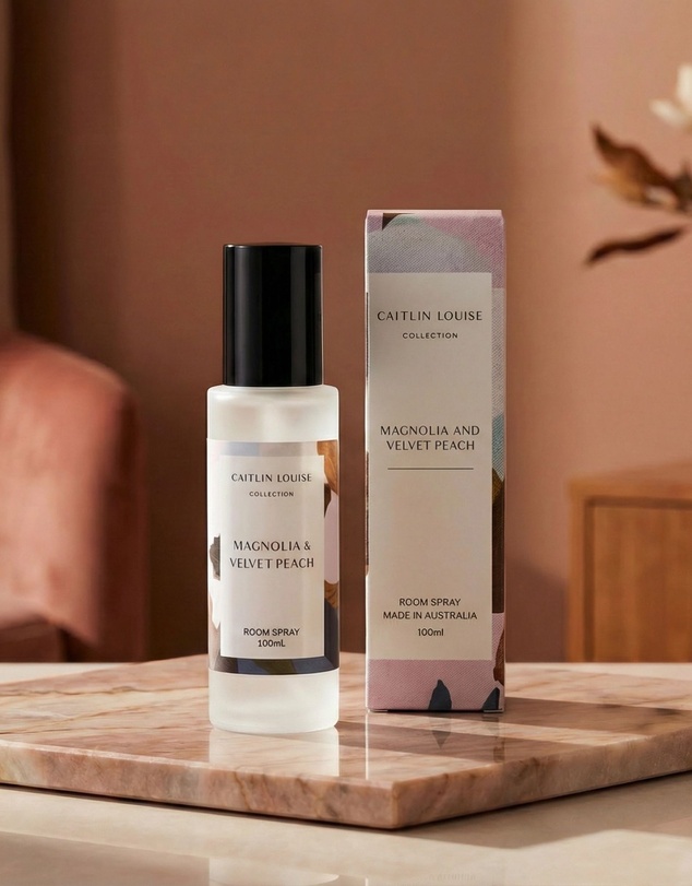 Caitlin Louise Collection - Magnolia and Velvet Peach Artist Room Spray