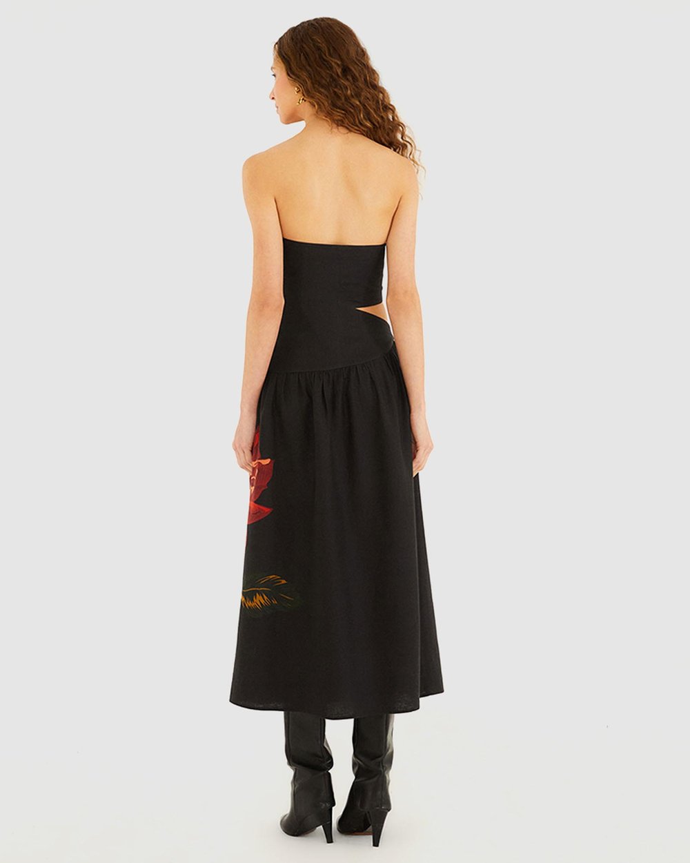 Artisanal Strapless Midi Dress by Farm Rio Online | THE ICONIC | Australia
