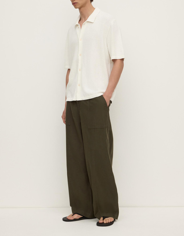 Assembly Label - Lance Boucle Knit Short Sleeve Shirt