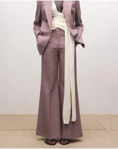 M.N.G - Flared Wool Suit Trousers
