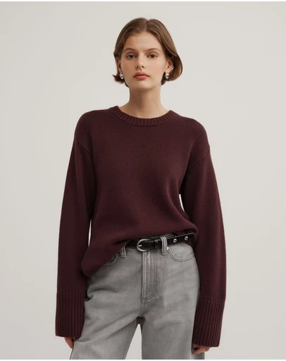 Witchery - Longline Crew Neck Knit