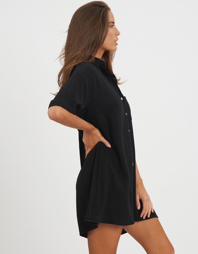 The Fated - Finesse Relaxed Shirt Dress