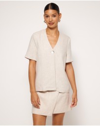 AERE - Willow Linen Top