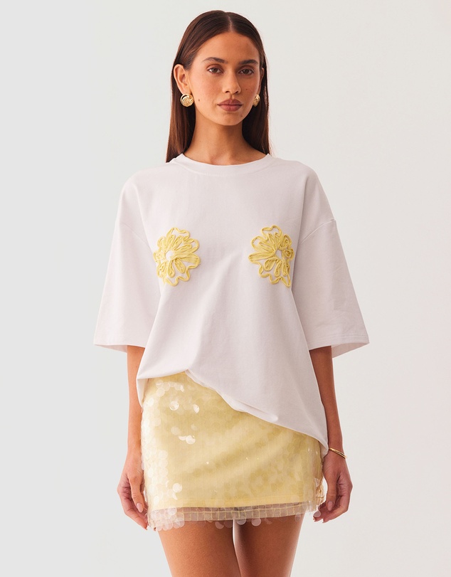 SNDYS - MAI TAI CORD FLORAL TEE - ICONIC EXCLUSIVE