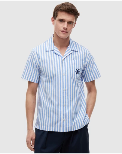 Tommy Hilfiger - Regular Fit Paper Touch Short Sleeve Shirt