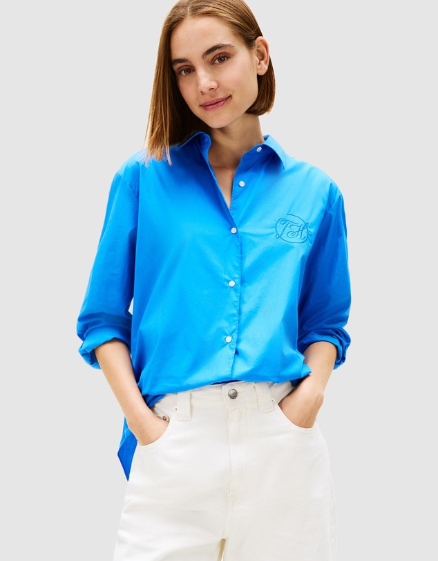 Tommy Hilfiger - Oversized Fit Logo Embroidery Shirt