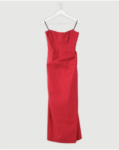 Revibe - Repaired Shona Joy Lani Corset Maxi Dress - AU 10