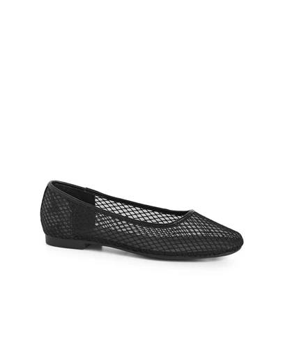 City Chic - WIDE FIT Indi Mesh Ballet Flat