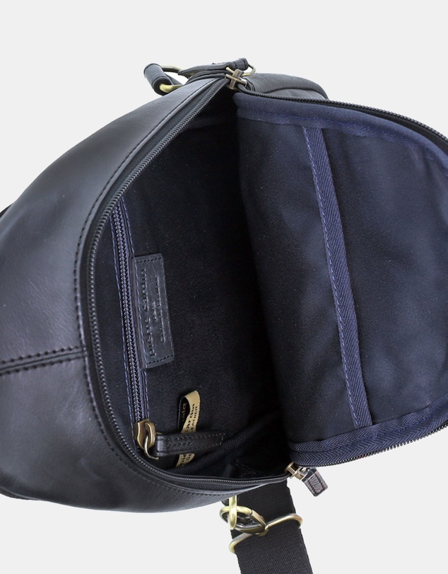 Pierre Cardin - Pierre Cardin Men's Leather Sling Bag