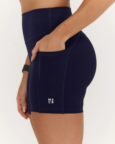 Muscle Republic - Sculpt Bonded Waist Pocket Biker Shorts