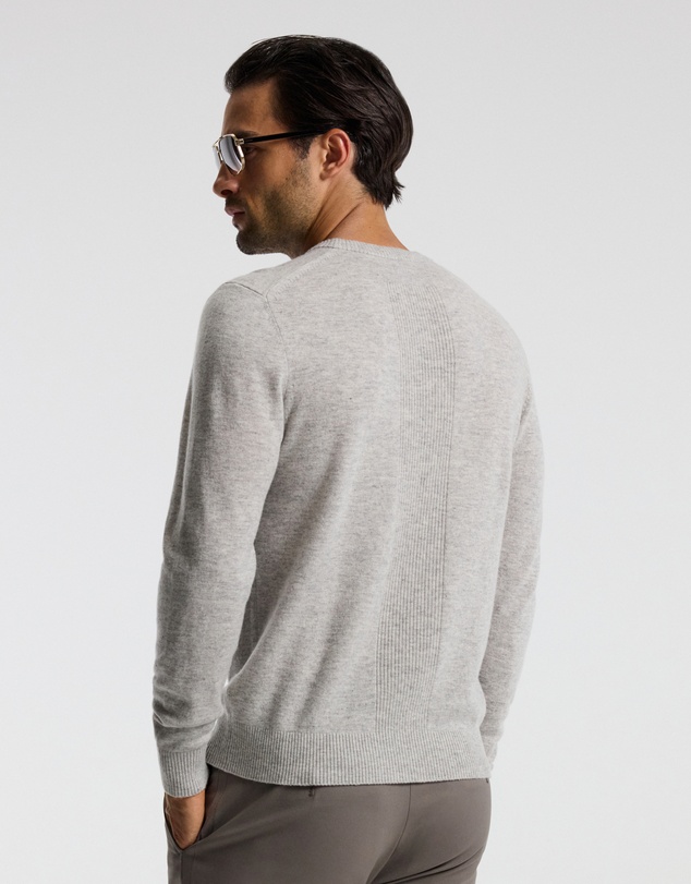Calibre - Ultra Fine Merino Wool Sweater Silver