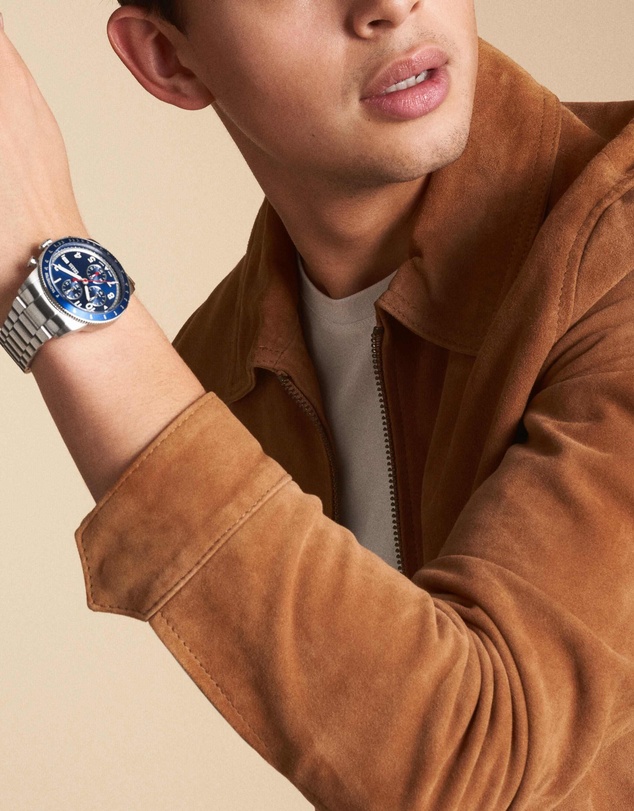Fossil - Sport Tourer Silver Tone Chronograph Watch