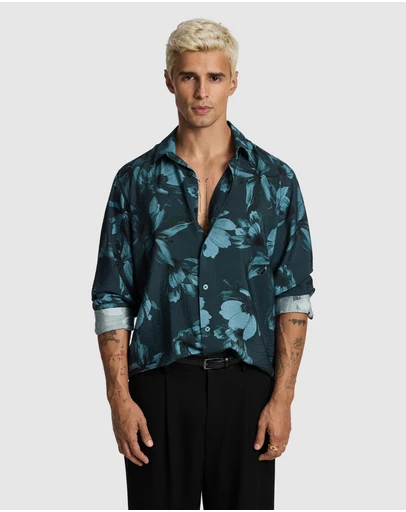 yd. - Massimo Floral Print Shirt