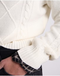 David Lawrence - Natalie Cable Knit Cardigan