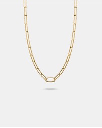 THOMAS SABO - THOMAS SABO Connect Charm necklace paperclip Gold