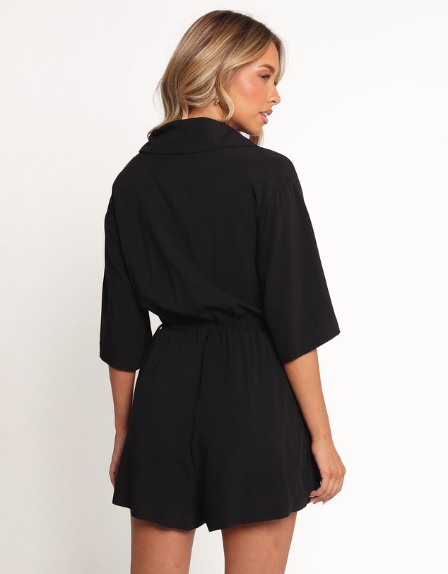 Petal & Pup - Serin Playsuit - Black
