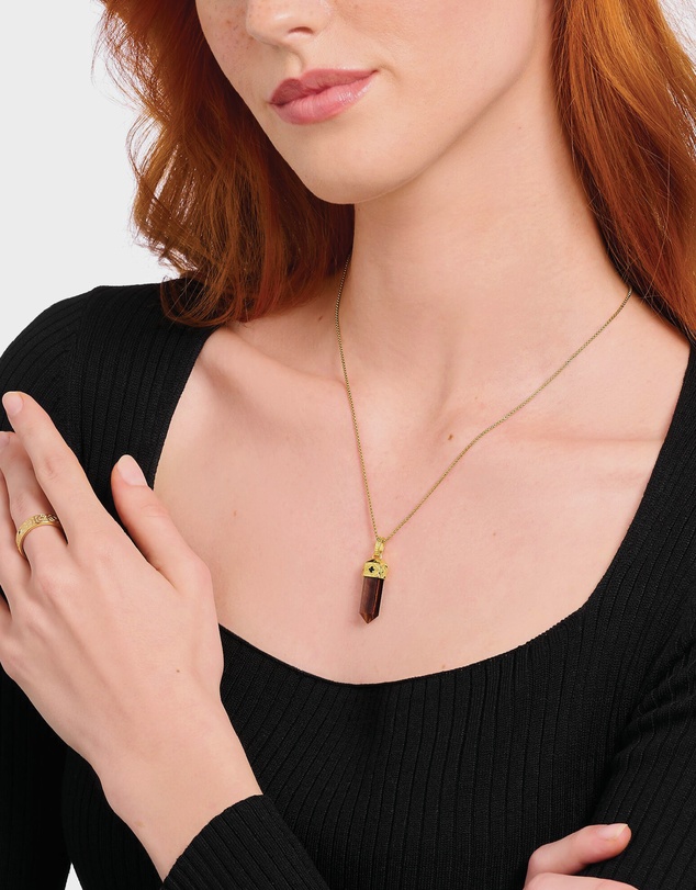 THOMAS SABO - Crystal Pendant made from Red Tiger's Eye