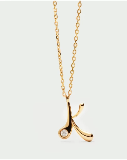 PDPAOLA - Initial 2026 K Pendant Necklace