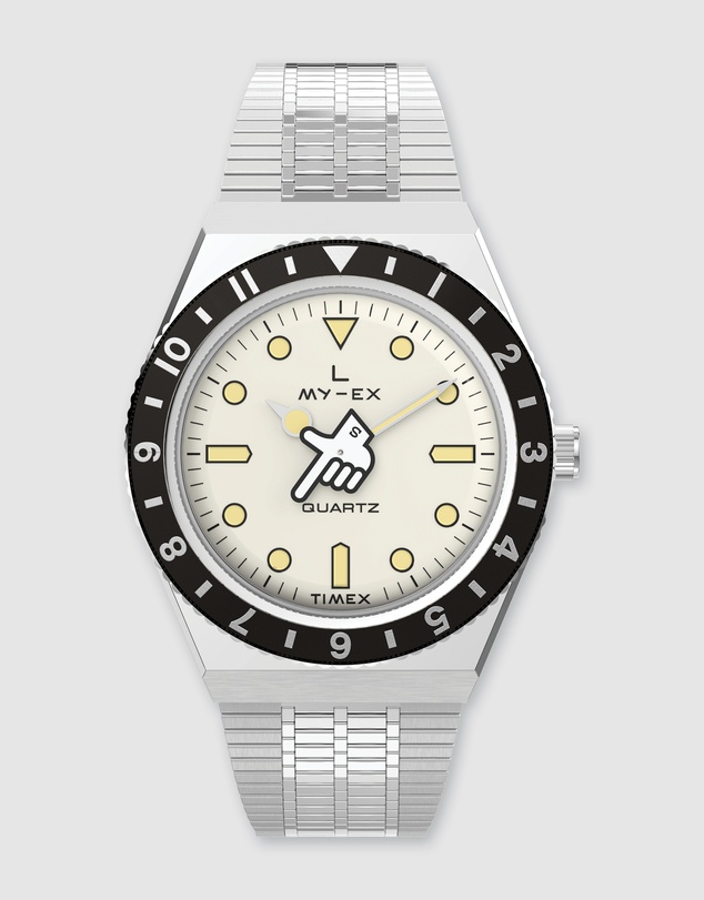 TIMEX - Timex x Seconde Seconde Collab Limited Edition Silver Tone Watch