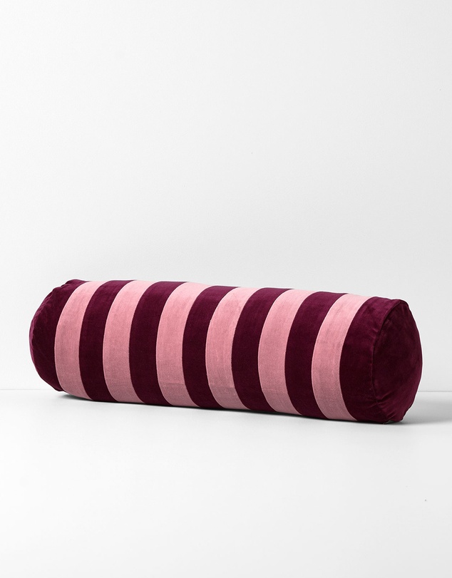 Aura Home - Velvet Stripe Bolster