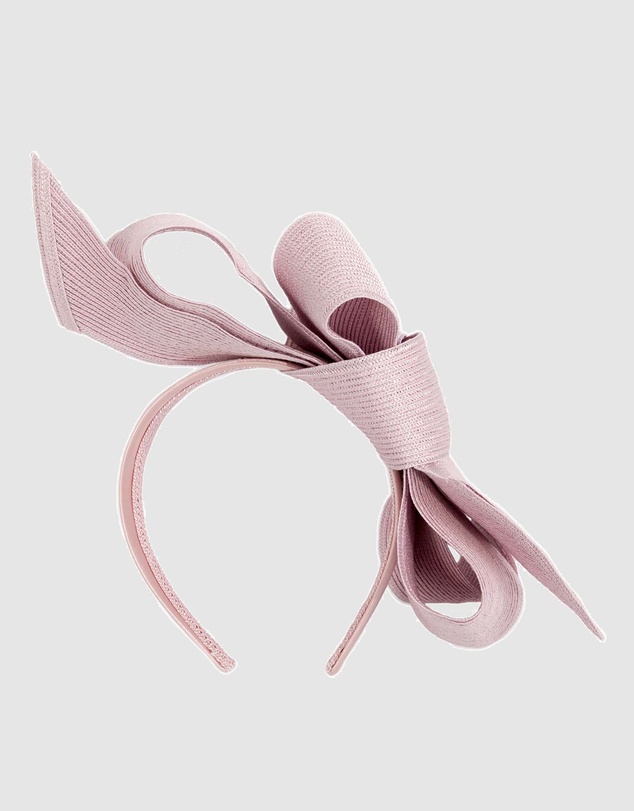 Max Alexander - Large Wavy Bow Racing Fascinator