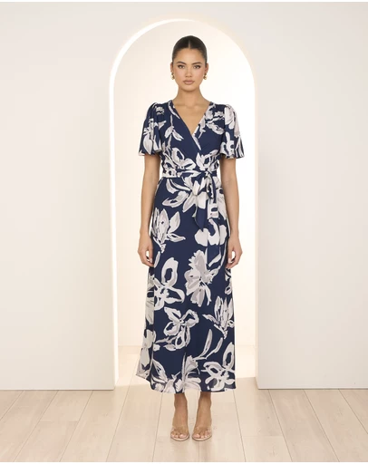 Pilgrim - Lila Cross Over Maxi Dress