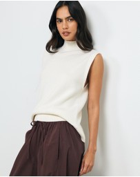 AERE - Pili Wool Cotton Knit Vest