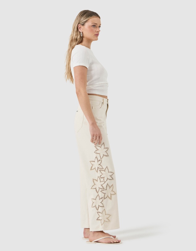 Rolla's - Pointelle Tee - White