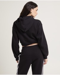 Subtitled - Cropped Zip Hoodie