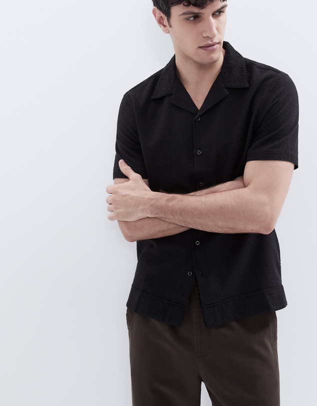 UNISON - Jacquard Regular Fit Shirt