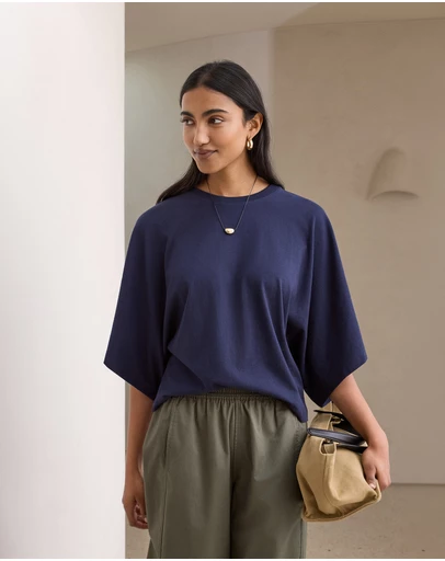 Ceres Life - Lucy Relaxed Sleeve Tee