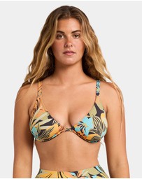 Billabong - Womens Des Tropiques D-Cup Bikini Top