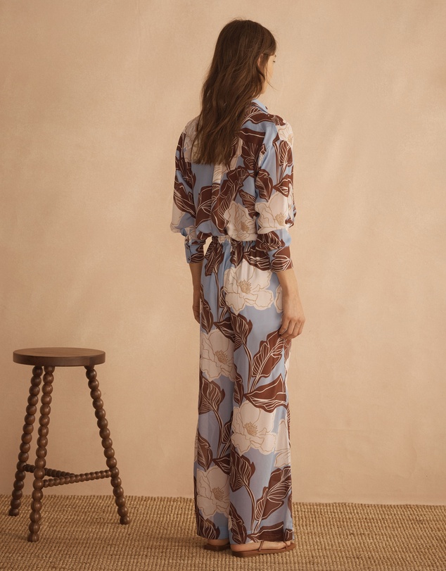 AUR OCEA - Silk Long Sleeve Shirt