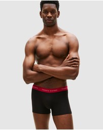 Tommy Hilfiger - 3-Pack Signature Repeat Logo Waistband Trunks