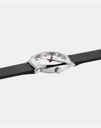 Mondaine - Mondaine Official Swiss Railways Petite Cushion 31mm Vegan Leather Watch