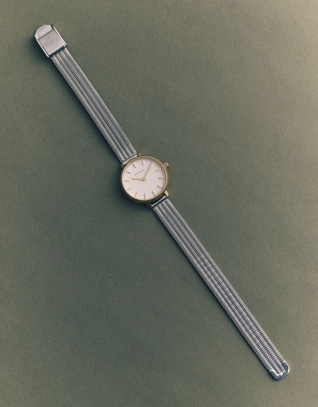 Breda - Beverly Tethered Gold and Stainless Steel Metal Bracelet Watch, 25MM