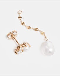 By Charlotte - Love in Stillness Pearl Drop Earrings