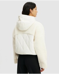 Cotton On Body Active - Sherpa Quilted Hooded Jacket