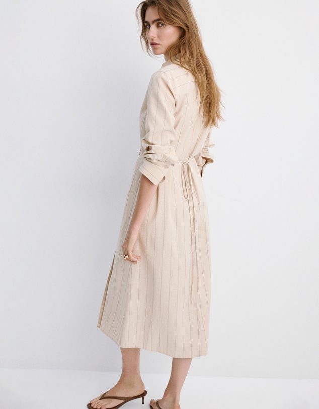 M.N.G - Striped Shirt Dress