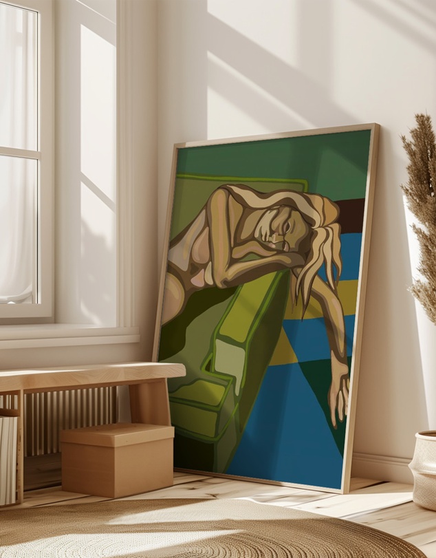 Olive et Oriel - KH Studio - Let You Let Me Down by Karla Hyman Art Print