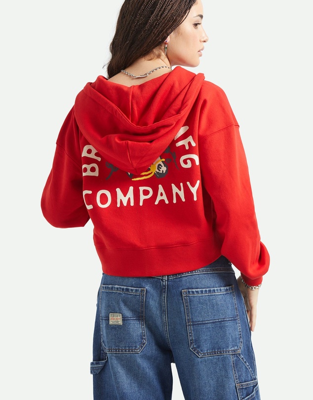 Brixton - Trophy Horse Cropped Zip Hood