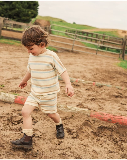 Kynd Baby - Knit Short in Stripe