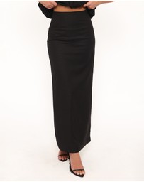 Petal & Pup - Ursa Fitted Column Skirt - Black