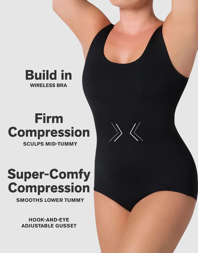 Leonisa - Bare Boldly Sleeveless Shaping Tummy Control Bodysuit